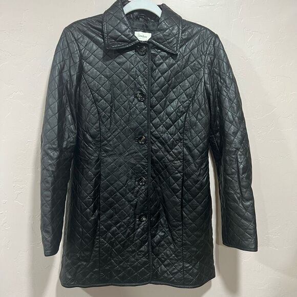 Quilted Leather Trenchcoat - Picture 1 of 7